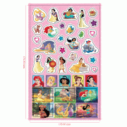 Disney Princess COLOURING SET ชุดระบายสี Love for Adventure + สีไม้และสติ๊กเกอร์โฮโลแกรม